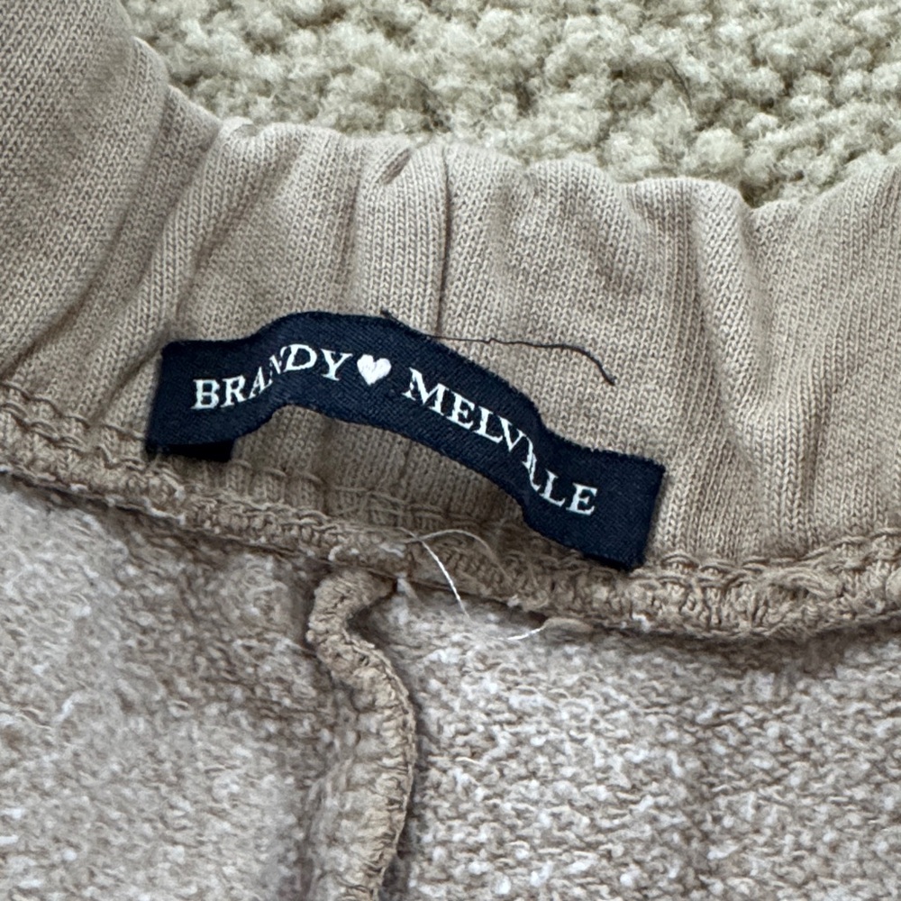 Brandy Melville Light Tan Sweatpants - Picture 2 of 2